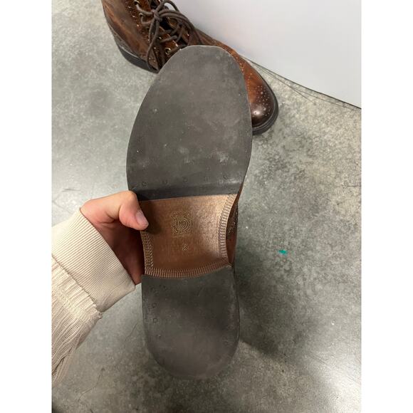 Aston Grey Classic Brown‎ Leather Men's Boots size 9 - Picture 4 of 4